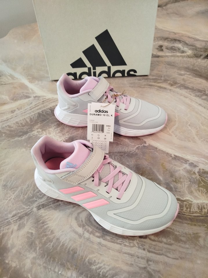 Adidas Pembe Gri Kız Spor Ayakkabı - Görsel 5