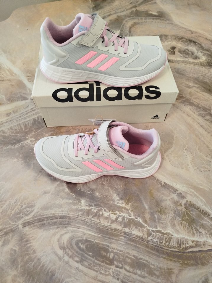Adidas Pembe Gri Kız Spor Ayakkabı - Görsel 2