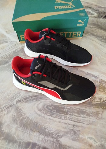 Kırmızı Siyah Erkek Spor Ayakkabı - Görsel 3