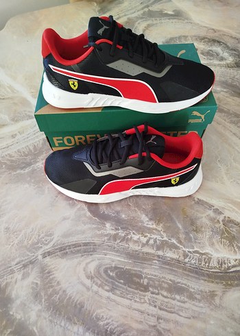 Kırmızı Siyah Erkek Spor Ayakkabı - Görsel 2