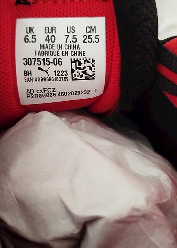 Kırmızı Siyah Erkek Spor Ayakkabı - Görsel 6