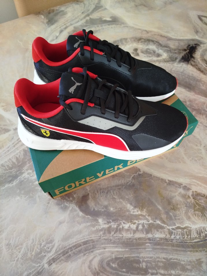 Kırmızı Siyah Erkek Spor Ayakkabı - Görsel 5