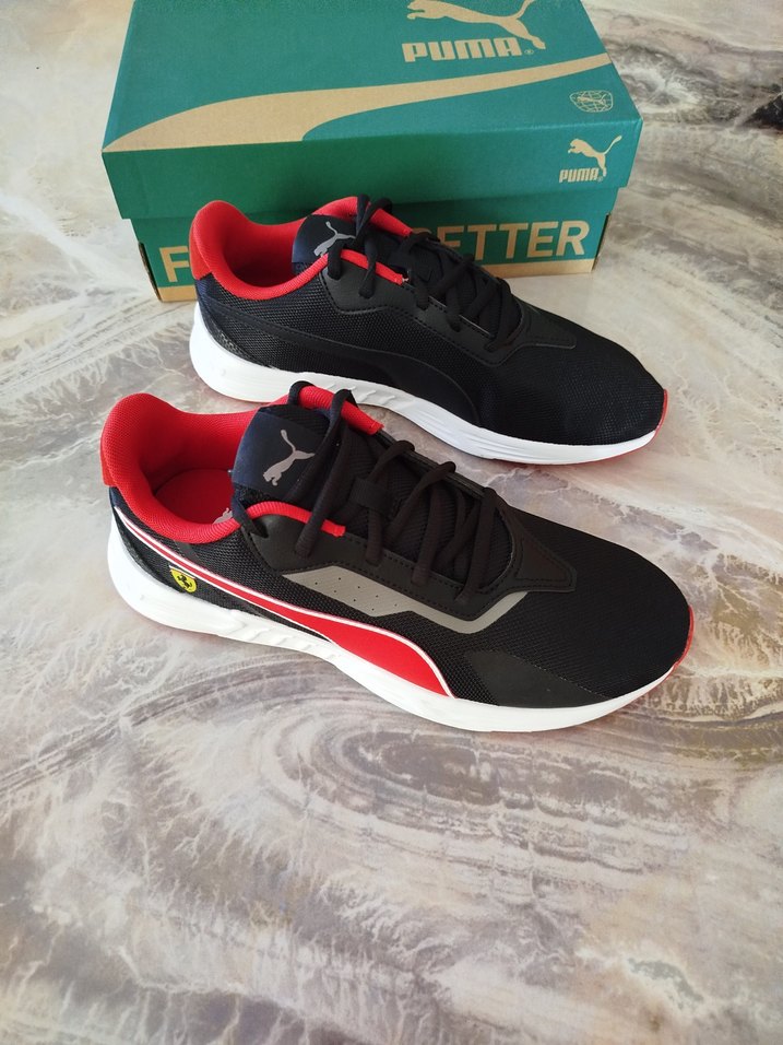 Kırmızı Siyah Erkek Spor Ayakkabı - Görsel 3