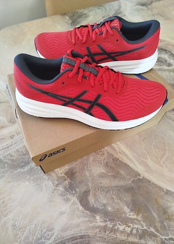 Asics Kırmızı Spor Ayakkabı - Görsel 4