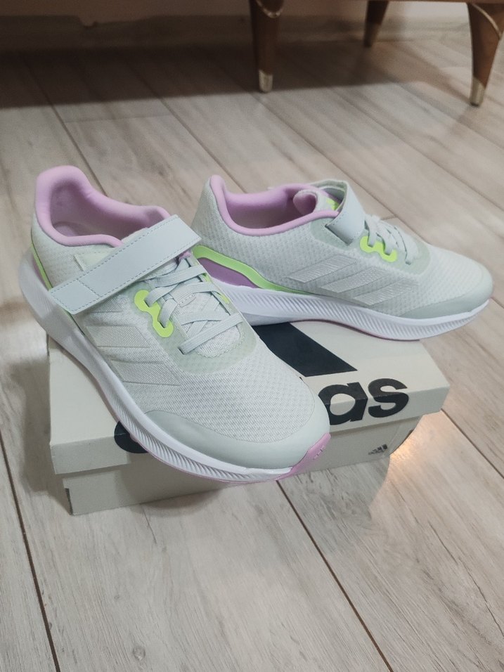 Kız Çocuk Beyaz Pastel Spor Ayakkabı 38 numara - Görsel 3