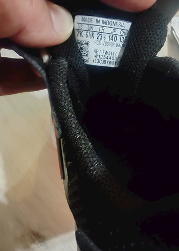 Kız Çocuk Siyah Spor Ayakkabı 23.5 numara - Görsel 4