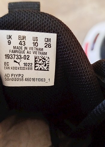 Puma Siyah Kırmızı Erkek Spor Ayakkabı - Görsel 6