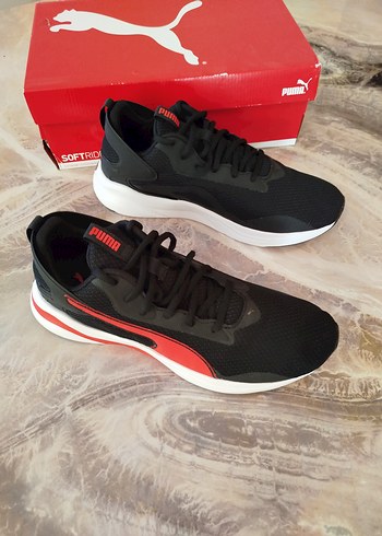 Puma Siyah Kırmızı Erkek Spor Ayakkabı - Görsel 3