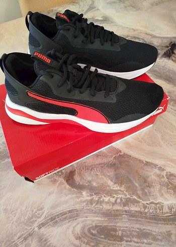 Puma Siyah Kırmızı Erkek Spor Ayakkabı - Görsel 5