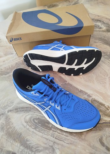 Erkek Mavi Asics Koşu Ayakkabısı - Görsel 5