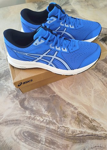 Erkek Mavi Asics Koşu Ayakkabısı - Görsel 6