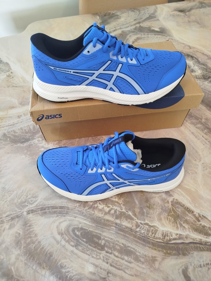 Erkek Mavi Asics Koşu Ayakkabısı - Görsel 3