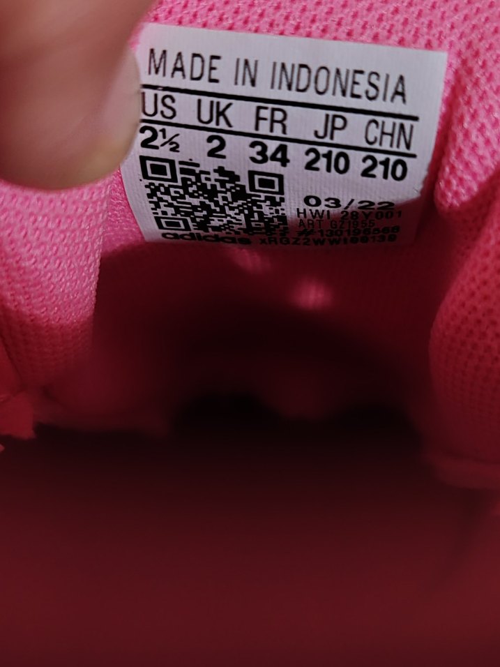 Kız Çocuk Pembe Cırtlı Spor Ayakkabı 34 numara - Görsel 2