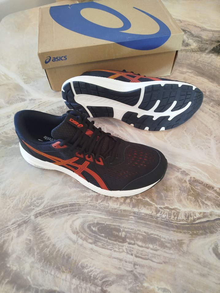 Asics Turuncu Siyah Erkek Koşu Ayakkabısı - Görsel 2