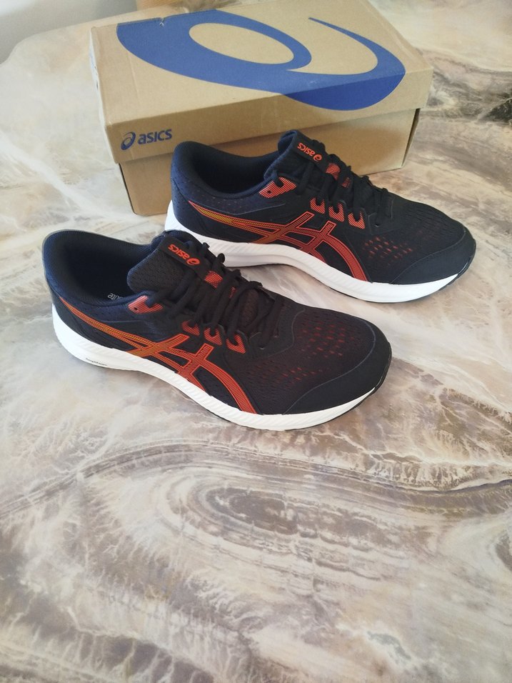 Asics Turuncu Siyah Erkek Koşu Ayakkabısı - Görsel 5