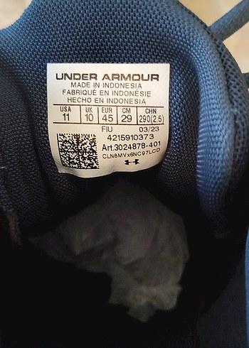 Under Armour Lacivert Erkek Koşu Ayakkabısı - Görsel 7