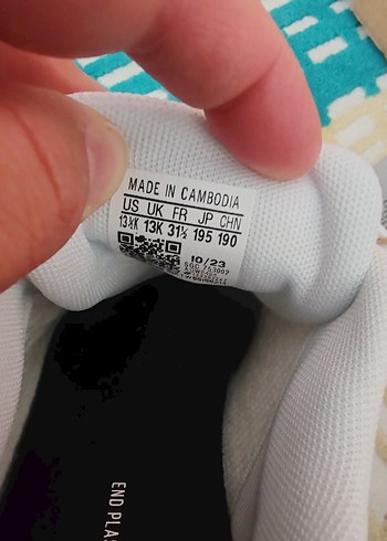 Adidas çocuk spor ayakkabı 31 5 numara - Görsel 6