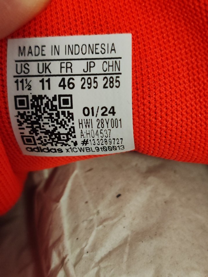 Erkek Kırmızı Adidas Spor Ayakkabı 46 numara - Görsel 2