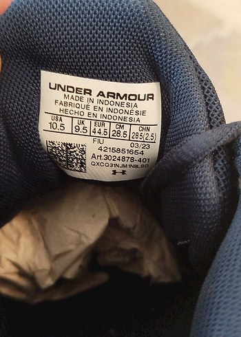 Under Armour Erkek Lacivert Koşu Ayakkabısı - Görsel 7