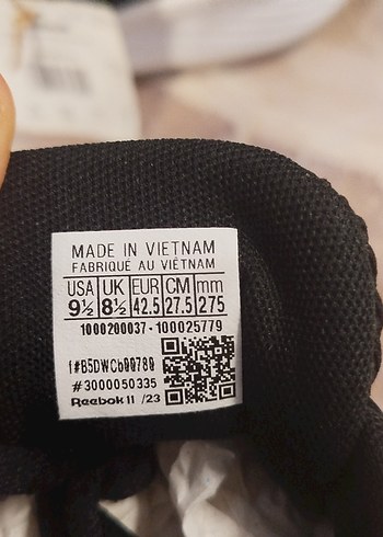 Reebok Siyah erkek spor ayakkabı - Görsel 8