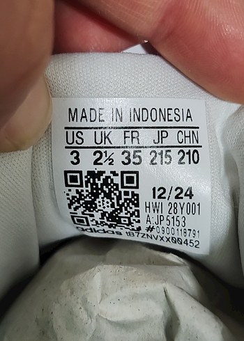 Kız Çocuk Beyaz Pastel Renkli Velcro Spor Ayakkabı - Görsel 2