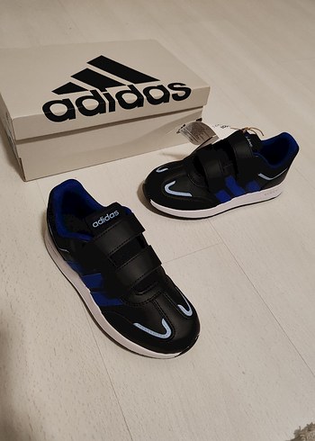 Erkek Çocuk Adidas Mavi Cırtlı Sneakers 31.5 numara - Görsel 3