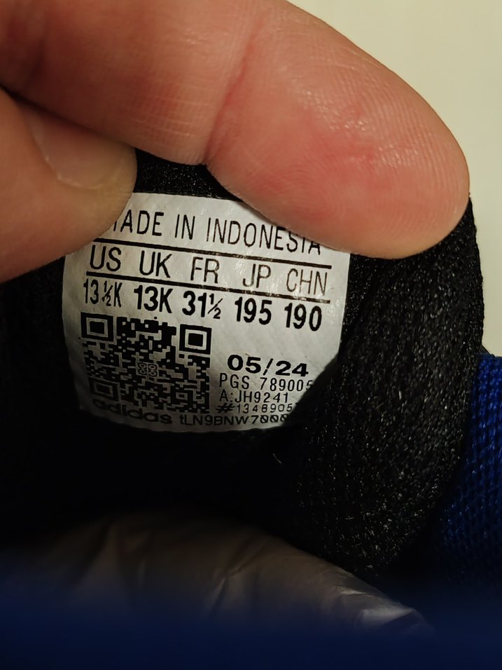 Erkek Çocuk Adidas Mavi Cırtlı Sneakers 31.5 numara - Görsel 5