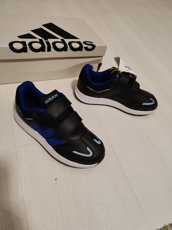Erkek Çocuk Adidas Mavi Cırtlı Sneakers 31.5 numara - Görsel 2