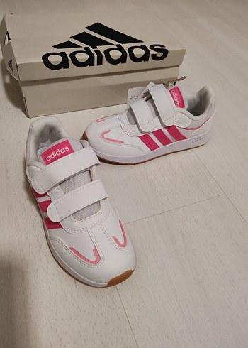 Kız Çocuk Pembe Adidas Spor Ayakkabı 31.5 numara - Görsel 5