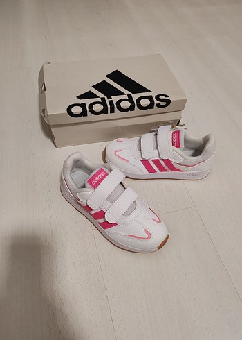 Kız Çocuk Pembe Adidas Spor Ayakkabı 31.5 numara - Görsel 6