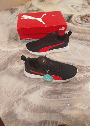 Puma Siyah Kırmızı Erkek Spor Ayakkabı - Görsel 5