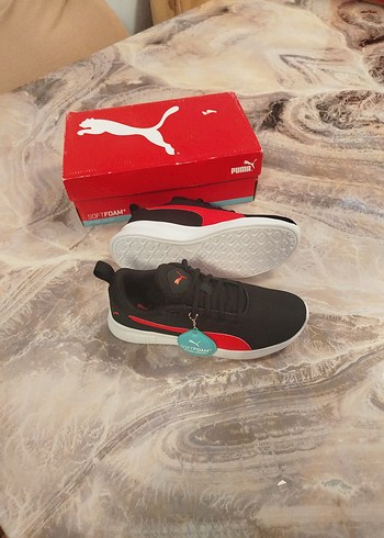 Puma Siyah Kırmızı Erkek Spor Ayakkabı - Görsel 4