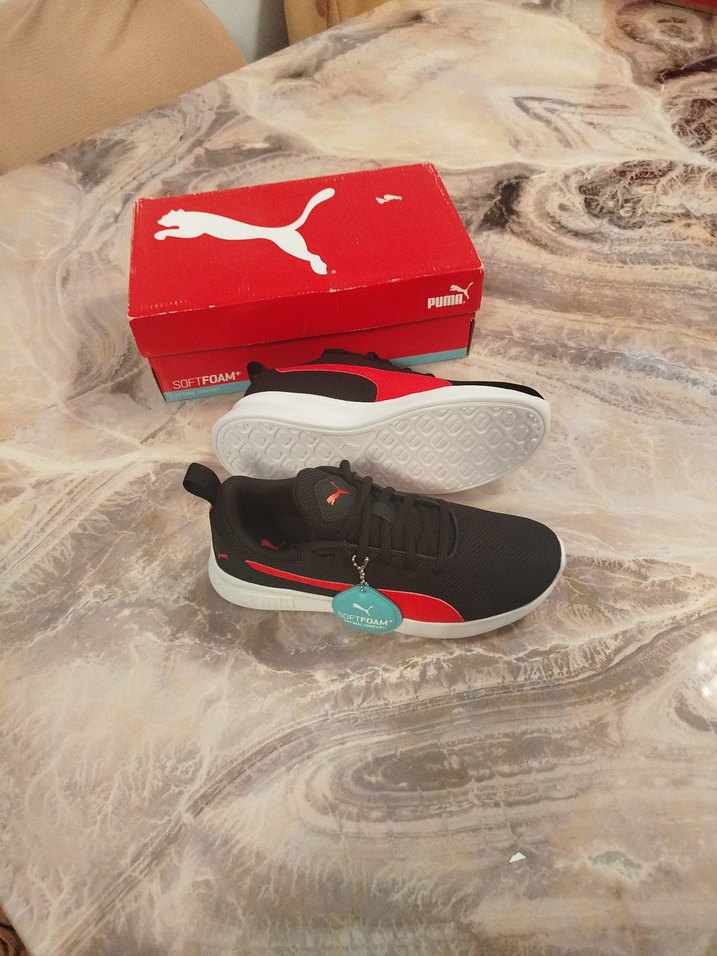 Puma Siyah Kırmızı Erkek Spor Ayakkabı - Görsel 4