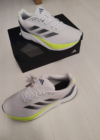 Beyaz Gri Baskılı Bağcıklı Erkek Spor Ayakkabı 41.5 numara - Görsel 3