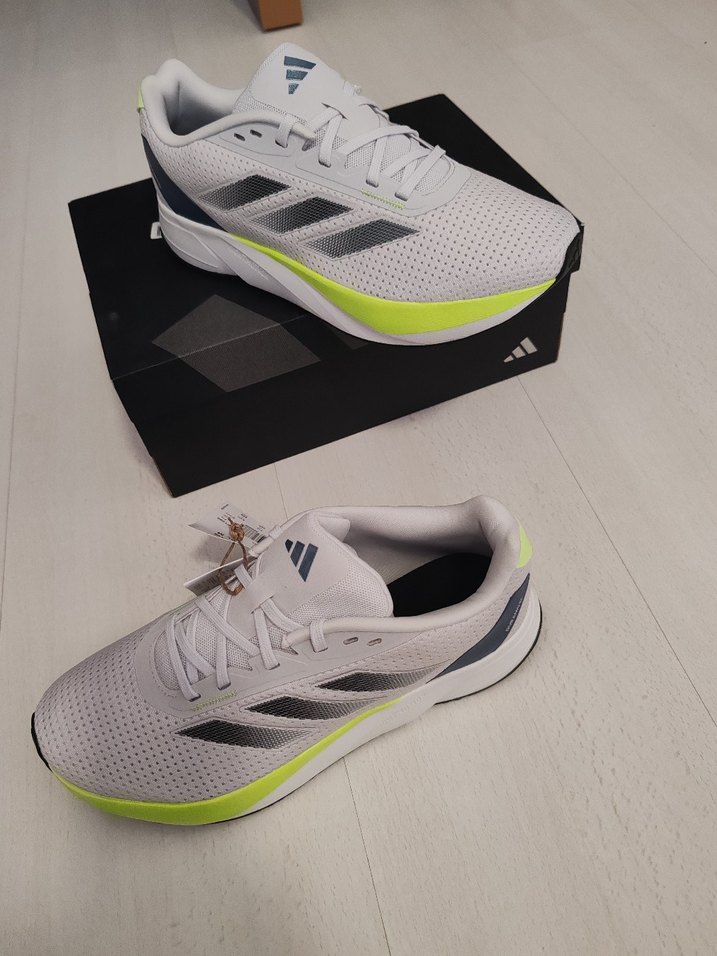 Beyaz Gri Baskılı Bağcıklı Erkek Spor Ayakkabı 41.5 numara - Görsel 3