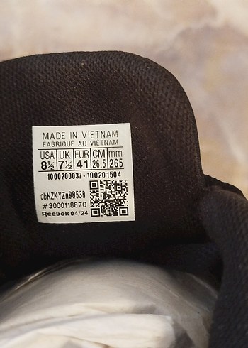 Reebok Erkek Mavi Siyah Spor Ayakkabı - Görsel 7