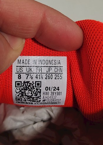 Adidas Kırmızı Spor Ayakkabı 41.5 numara - Görsel 5