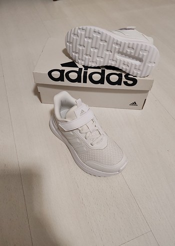 Kız Çocuk Beyaz Adidas Spor Ayakkabı - Görsel 5