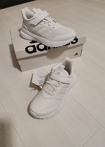 Kız Çocuk Beyaz Adidas Spor Ayakkabı - Görsel 3