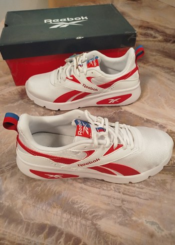 Reebok Beyaz Kırmızı Spor Ayakkabı - Görsel 5