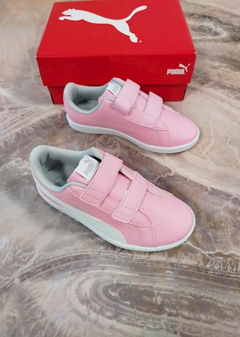 Kız Çocuk Pembe Cırtcırtlı Spor Ayakkabı - Görsel 4