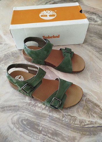 Timberland Yeşil Tokalı sandalet - Görsel 2