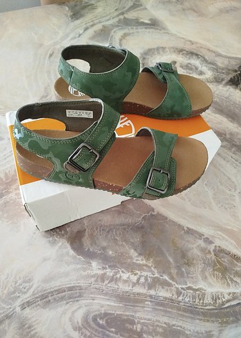 Timberland Yeşil Tokalı sandalet - Görsel 4