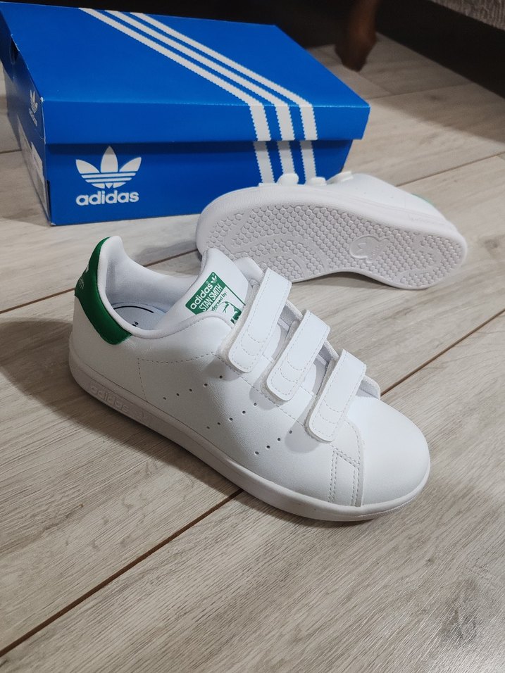 Kız Çocuk Beyaz Adidas Spor Ayakkabı - Görsel 5