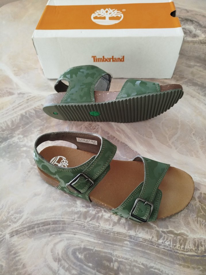 Timberland Erkek Çocuk Yeşil Sandalet - Görsel 5