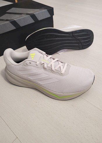 Beyaz Adidas Erkek Spor ve Günlük Koşu Ayakkabısı - Görsel 6