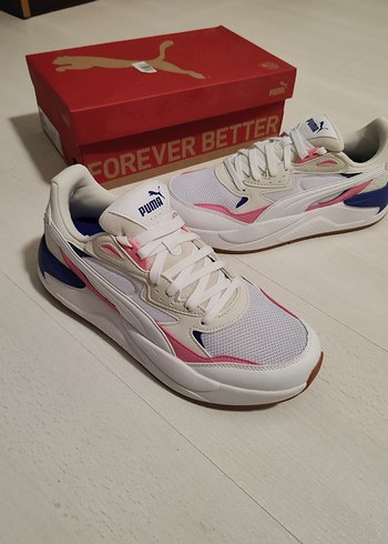 Puma Beyaz Pastel  Spor Ayakkabı - Görsel 3