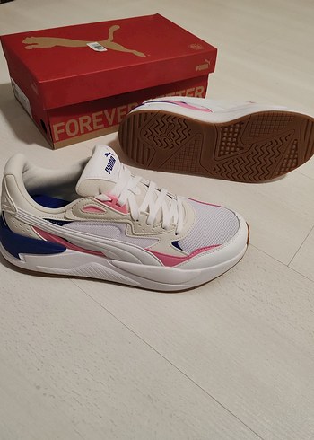 Puma Beyaz Pastel  Spor Ayakkabı - Görsel 4