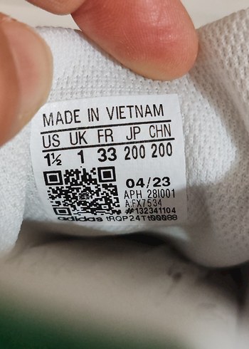 Beyaz Adidas Spor Ayakkabı Velcro - Görsel 2