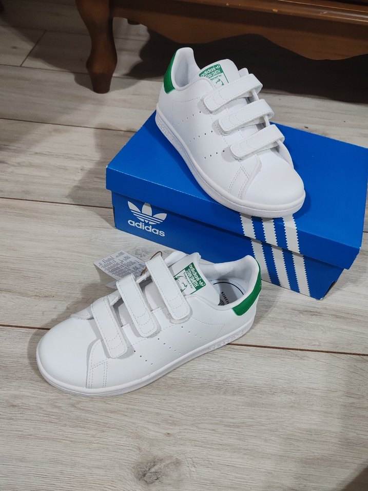 Beyaz Adidas Spor Ayakkabı Velcro - Görsel 3